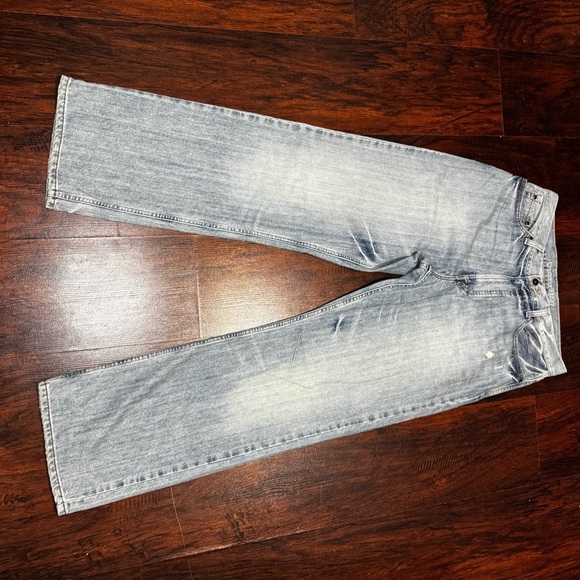 Cremieux Daniel Cremieux Men's Light Blue Jeans Relaxed fit 33 X 32 Vintagw Y2K - Picture 5 of 12